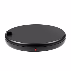 Rotating display alus Puluz with power socket 45 cm (must)