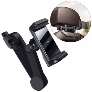 Baseus car headrest phone holder with built-in 15 W Qi wireless charger must (WXHZ-01)