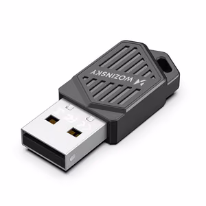 Wozinsky WAX-900 Dual-Band USB Wi-Fi 6 Adapter with Bluetooth 5.4 - Black
