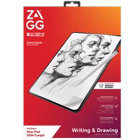 ZAGG InvisibleShield Fusion Canvas Antibacterial Kaitsev Kile Imitating Paper jaoks iPad Air 13" 2024
