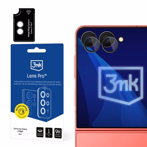 Защитное стекло камеры 3mk Lens Protection Pro для Samsung Galaxy Z Flip 7 - чёрный
