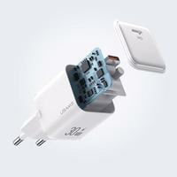 USAMS Võrgulaadija 1xUSB-C PD30W 3A (ainult pea) PD3.0 Fast Charging lilla X-ron Series CC186TC03 (US-CC186)
