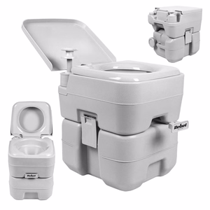 REBEL ACTIVE portable camping toilet, 20 L / 12 L