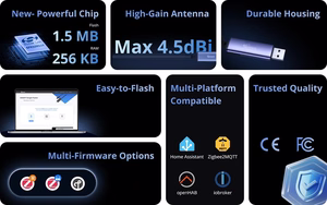 ZigBee lüüs SONOFF Dongle Plus MG24 (Home Assistant, openHAB, Zigbee2MQTT)