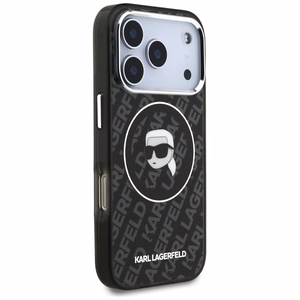 Karl Lagerfeld IML Karl Head Logo MagSafe Ümbris jaoks iPhone 17 Pro Max - Must