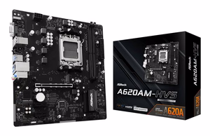 ASRock Emaplaat AMD A620A Micro ATX DDR5 2 Pesaga A620AM-HVS