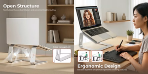Ventilated Ultra-Slim Aluminum Laptop Stand