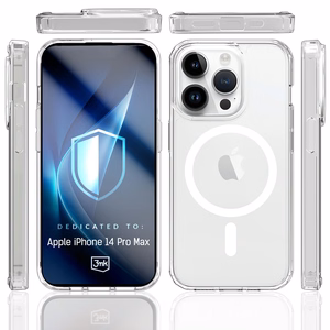 3mk Armor MagCase jaoks iPhone 14 Pro Max - Läbipaistev