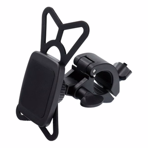 Magnetiline jalgratta telefonihoidik PREMIUM juhtrauale M4S-MB3 must