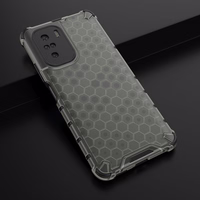Honeycomb Case soomuskaitse TPU kaitsekattega Xiaomi Redmi K40 Pro+ / K40 Pro / K40 / Poco F3 musta värvi jaoks