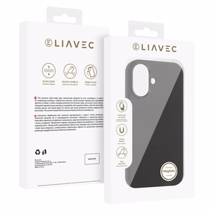 Liavec Silky ümbris metallist kaamera raamiga Iphone 17 jaoks must