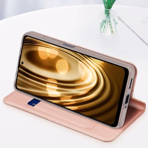 DUX DUCIS wallet case SKIN PRO jaoks REDMI NOTE 12 5G rose