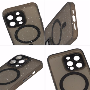 Tel Protect Magnetic Splash Frosted Ümbris jaoks Iphone 15 Pro must