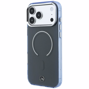 Mercedes Double Layer Iconic Logo ümbris seadmele iPhone 18 Pro Max / 17 Pro Max, MagSafe-ühilduv – tumehall