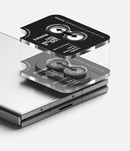 Ringke kaameraraami kaitse Samsung Galaxy Z Fold 8-le, must, 2 tk