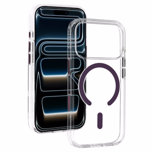Liavec Pure ümbris kaamera juhtnupuga mudelile iPhone 18 Pro/17 Pro, lilla