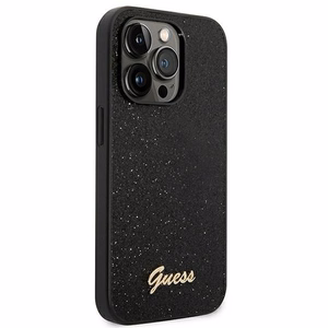 Guess Glitter Script ümbris iPhone 14 Pro jaoks - must