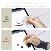 Tech-Protect Digital Magnetic Stylus Pen 3 Magnetic jaoks iPad Tablet - Valge