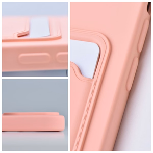 Ümbris jaoks iPhone 15 PRO Card Ümbris roosa