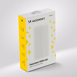 Wozinsky Powerbank Li-Po 10000mAh 2 x USB valge (WPBWE1)