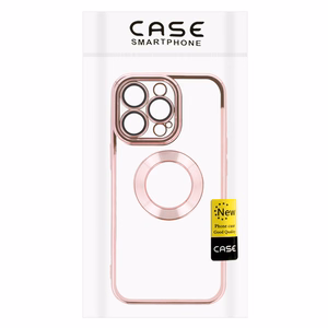 Beauty Clear Ümbris jaoks Iphone 12 Pro Max roosa