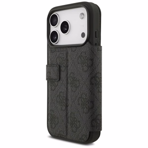 GUESS book ümbris jaoks IPHONE 17 Pro GUBKP17L4GMGGR (PU 4G Metal Logo) must