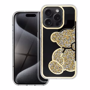 TEDDY BEAR Ümbris jaoks IPHONE 12 MINI kuldne