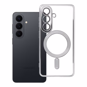 ELECTRO MAG COVER case compatible with MagSafe jaoks SAMSUNG S26 Pro hõbedane