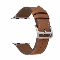 Leather loop jaoks Apple Watch 38/40/41 design 1 brown