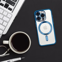 metallik MagSafe Ümbris jaoks Iphone 17 Pro Max sinine