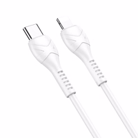Kaabel USB C to Lightning Hoco PD 27W 1 m X37 valge