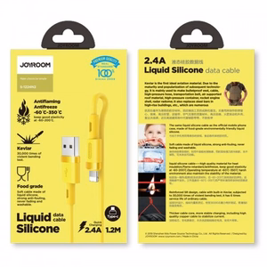 USB Cable Joyroom "S-1224N2" Yellow "Lightning" 120cm