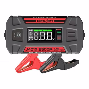 Lokithor J401X käivitusabi / booster 2500A + akupank 20000mAh + taskulamp, 4-in-1 seade, töötab -40°C juures