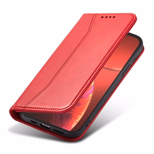 Magnet Fancy Case ümbris iPhone 14 Pro Max flip cover rahakott seisma punane