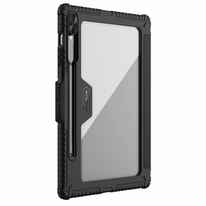 Nillkin Bumper Leather Ümbris Pro ümbris jaoks Samsung Galaxy Tab S9+ - must