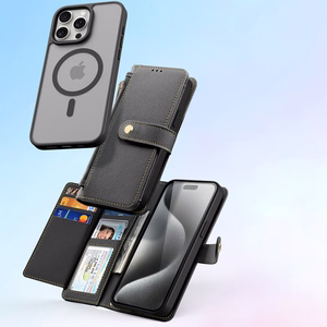 Dux Ducis Lawa Leather Ümbris jaoks iPhone 15 Pro - Must