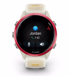 Garmin Forerunner 570 – GPS-nutikell, AMOLED, 42 mm, roosa/valge