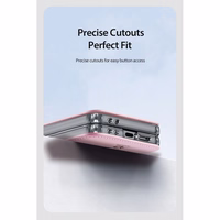 DUX DUCIS case BRIL jaoks SAMSUNG Z Flip6 5G roosa