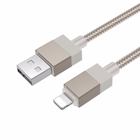 Kaabel USB A to Lightning Hoco 2,4A 1 m X110 kuldne