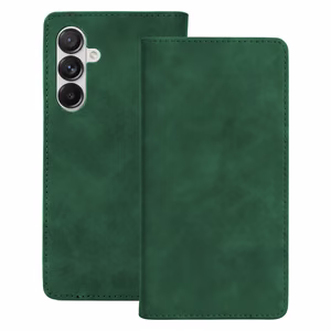 Smart Suede ümbris mudelile Samsung Galaxy A36 5G / A37 5G, roheline
