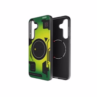 Ümbris jaoks Samsung S25 PLUS Forcell F-Protect Levels Dual Layer 4D technology compatible with Magsafe Military Drop-Test cyber roheline