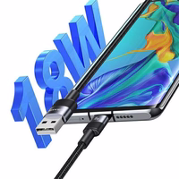 USAMS SET Kaabel USB to USB-C 3A 1.2m Fast Charging terasest 30 tk. SJ718ZJ01 (US-SJ718)