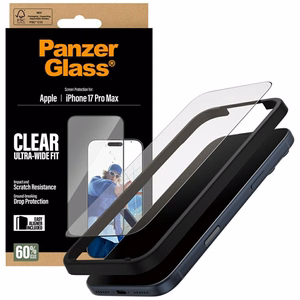 PanzerGlass Ultra-Wide Fit EasyAligner Karastatud klaas jaoks iPhone 17 Pro Max