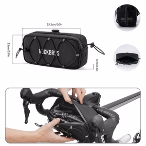 Rockbros TL001 ROAD TO SKY 1.9L veekindel jalgratta juhtraua kott - must