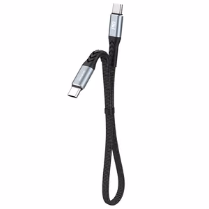 Dudao L10C USB-C - USB-C PD kaabel 100W 5A 0.23m - must