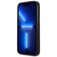 Guess GUHCP14LPSATLG iPhone 14 Pro 6.1 "hõbedane / hõbedane hardcase SaffianoTriangle Logo