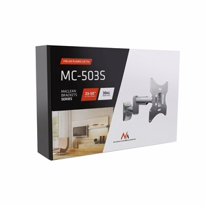 TV Wall Mount Bracket LCD LED Plasma 23-42'' up to 30kg max vesa 200x200 hõbedane