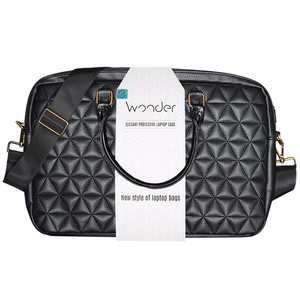 Wonder Briefcase Laptop 17 inches pico quilted black (damaged packaging)
