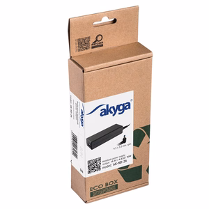 Akyga sülearvuti toiteadapter AK-ND-26 19.5V/4.62A 90W 4.5x3.0 mm + pin HP adapter / inverter siseruumides must