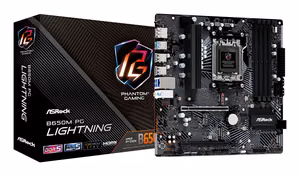 Asrock B650M PG Lightning emaplaat AMD B650 Socket AM5 micro ATX